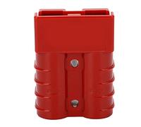 MasYosh Connettore di Alimentazione SB50A, Connettore a Crimpare 50A 600V con Terminale 2 Pezzi per Pannello Solare a Doppia Batteria Spina per Batteria Frigorifero per Veicolo a (Rossa)