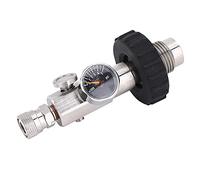 MasYosh Connettore Rapido Gonfiabile in Rame CO2, Alta Pressione 30MPa con Valvola di Scarico Integrata e Manometro, per Sistemi di Gonfiaggio di Serbatoi D'Acqua e Bombole