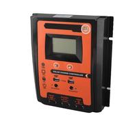 MasYosh Controller del Pannello Solare, Display LCD di Identificazione Automatica 70A 24V 24V con Doppia Uscita USB, per Protezione Sovraccarico di Sovraccarico del Solare