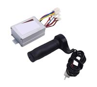 MasYosh Controller Motore Elettrico, Regolatore di velocità in Lega di Alluminio Ad Alta Efficienza 24V 800W con Impugnatura Acceleratore, per Motocicletta Triciclo Bici Elettrica