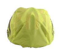 MasYosh Copertura per Casco da Ciclismo, Copertura Antipioggia per Casco Riflettente Impermeabile con Regolazione della Corda Elastica Guida di Notte (Verde fluorescente)