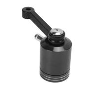 MasYosh Coppa Olio Serbatoio Frizione Freno Moto, Serbatoio Fluido in Lega di Alluminio CNC con capacità 40 Ml, Ricambio Universale per CB CBR GSXR la Maggior Parte delle Motociclette (Nero)