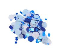 MasYosh Coriandoli Rotondi 2,5 Cm Colori Misti per Feste (Frammenti blu)