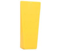 MasYosh Cuneo da Abbattimento, Cuneo da Spacco per Legno in ABS da 5,5 Pollici per Taglio di Alberi, con Punte Seghettate Presa Sicura, Strumento di Registrazione Leggero e Robusto (Gialla)