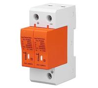 MasYosh DC Protector, Design Modulare Visual Alarm Visual PBT Retardant 500V 20KA, con Doppia Protezione a Doppia Corrente di Fulmine di Fusione, per Solare