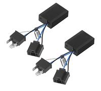 MasYosh Decoder del Faro a LED, Codice di Errore in Lega di Alluminio Canceller Plug and Play Universale, con Tipo di Spina H4, per Decodifica delle Lampade a LED Ed Eliminazione dei
