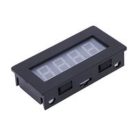 MasYosh Display a LED a 4 Cifre, Tester di velocità di Rotazione Giri/Min 5-9999 Giri/Min con Cavo, per Misurazione della velocità del Motore DC 8-15V (Retroilluminazione rossa)