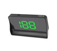 MasYosh Display HUD per Auto con Pellicola Riflettente, Sensore di | Costruzione PC ABS, USB Plug and Play, Universale per Camion SUV Autobus Motocicli, Tachimetro a Caratteri Grandi,
