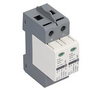 MasYosh Dispositivo di protezione contro la sovratensione, Din Rail Mount Trerster 1000VDC 2P 10KA 20KA per il sistema di alimentazione DC, con risposta rapida di protezione IP20