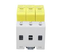 MasYosh Dispositivo di Protezione Contro le Sovratensioni, PC Ignifugo Lightning Protector 3P 10kA 20kA 420V, con Design Modulare per la Protezione del di Alimentazione AC