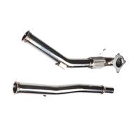 MasYosh Downpipe, 304 Tubo del Collettore di Scarico in Acciaio Inossidabile con 2 Posizioni del Sensore di Ossigeno, per MK5 2006 2009 MK6 2010 2014 2014 2.0t Motori TSI FSI