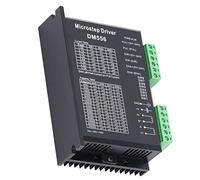 MasYosh Driver Microstep DM556, Controller del MOTORE Passo -Passo Digitale con Isolamento Ottico e Doppia Corrente Costante PWM, per 57 86 NEMA23 NEMA34 MOTORE SPEPPER 2 FASE 5.6A 48V