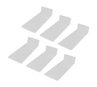 MasYosh Espositore per Scarpe Galleggianti in Acrilico, Set da 6 Pezzi | Materiale resistente, Design ampio, Installazione semplice, Adatto per camere da letto, Compatibile con varie dimensioni