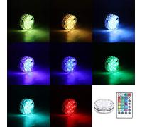 MasYosh Faro Subacqueo LED RGB con Telecomando
