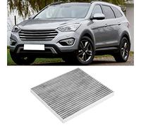MasYosh Filtro Dell'aria, Sostituzione del Filtro Dell'aria Auto con Tessuto in Carbonio Attivo per Grand Santa Fé Grandeur Sonata e Optima Models 97133-3SAA0 CF11178