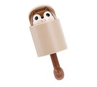 MasYosh Gancio Adesivo a Forma di Scoiattolo Carino, Resistente (Caffè) | Materiale ABS resistente, impermeabile, di grande capacità, multiuso, ideale per , bagno, ufficio