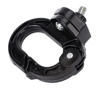 MasYosh Gancio per Moto, Gancio per Bagagli in Alluminio e Acciaio Legato per Scooter con Design a Molla, capacità di Carico di 12 Kg, Resistente Alla Ruggine Dell'acqua, Installazione (Tutto nero)