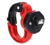 MasYosh Gancio per Moto, Gancio per Bagagli in Alluminio e Acciaio Legato per Scooter con Design a Molla, capacità di Carico di 12 Kg, Resistente Alla Ruggine Dell'acqua, Installazione (rosso+nero)