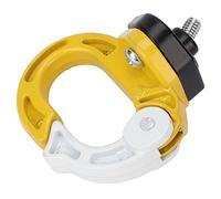 MasYosh Gancio per Moto, Gancio per Bagagli in Alluminio e Acciaio Legato per Scooter con Design a Molla, capacità di Carico di 12 Kg, Resistente Alla Ruggine Dell'acqua, Installazione (giallo+bianco)