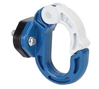 MasYosh Gancio per Moto, Gancio per Bagagli in Alluminio e Acciaio Legato per Scooter con Design a Molla, capacità di Carico di 12 Kg, Resistente Alla Ruggine Dell'acqua, Installazione (blu+bianco)