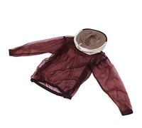 MasYosh Giacca da Apicoltura Cappello Resistente Tuta da Ape per Prevenire le Punture di Api per Adulti Colore Rosso