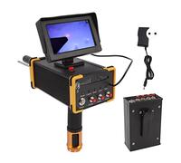 MasYosh GR8000 Detector di Metallo Professionale, profondità di 15 M e 1000 M Finder D'oro con un Grande Schermo LCD, per la Caccia Al Tesoro per Rame D'argento D'oro (Plug)