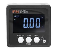 MasYosh Inclinometro Digitale, Base Magnetico LCD DI Grande Display Magnetico IP54 LIVELLO DELL'ANNOLE DI NOTURA ELETTRONICO, con Funzione DI Mantenimento, per Macchinari per la