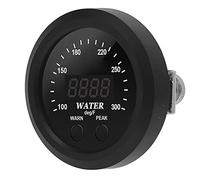 MasYosh Indicatore Temperatura Acqua 2,5 Pollici, Display Digitale con LED Rosso e Sensore, 100-300 Fahrenheit, Allarme Programmabile, per Camion Auto Universale