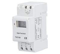MasYosh Interruttore del Timer, Interruttore di Tempo Elettronico Digitale LCD con Batteria Ricaricabile, Programma Settimanale Giornaliero, per Attrezzatura Elettrica Street Lights