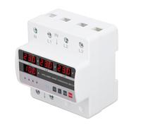 MasYosh Interruttore di Trasferimento della Tensione a 3 Fasi, Interruttore di Trasferimento Automatico con Schermo LCD per Inverter del Generatore di Rete, Interruttore di Selezione