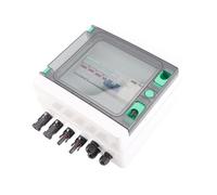 MasYosh Interruttore solare 2 di protezione della corda della plastica 15A della scatola 2 combinatore di PV in 1 fuori DC1000V IP65