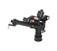 MasYosh Irrigatore per Irrigazione Irrigatore a Impatto Regolabile a Grande Portata in ABS per Prato da Giardino, Girevole, Irrigazione Automatica, per Aree Montuose, AB, G 1-1/2, 37x25 Cm