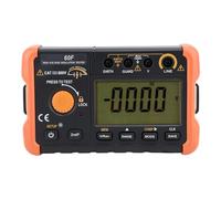 MasYosh Isolamento Tester Megohmmeter, Misuratore di Resistenza 50 V a 2500 V 0,00 a 100 GΩ con Protezione Sovraccarico, Misurazione Automatica PI Dar, per Test di Manutenzione delle
