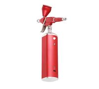 MasYosh Kit Aerografo Automatico, Tipo Pistola Portatile con Pressione Massima 25PSI e Batteria Ricaricabile da 1500 MAh, per la Verniciatura di Arredi