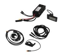 MasYosh Kit controller per bici elettrica a 3 modalità, 26 A, alloggiamento in plastica ABS in lega di alluminio con connettore per pannello display EN05, per conversione fai da te per scooter