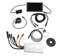 MasYosh Kit di Conversione per Veicoli Elettrici, Controller Impermeabile 22A con Sensore di Assistenza Acceleratore per Pollice Pannello LCD S966, per Scooter Elettrico Fai-da-te con