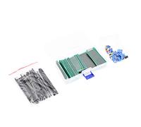 MasYosh Kit di Schede a Doppia Faccia, Pannelli Prototipi di Prototipi di Circuiti Stampati Universali 100 Pezzi con Spaziatura di Fori 2,54 Mm, per Progetti di Elettronica e Saldatura
