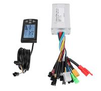 MasYosh Kit Display LCD per Controller Bici, Controller Motore Brushless a Onda Sinusoidale a 3 modalità 17A con Display a Colori, per Motori Hall Non Hall 36V 48V 250W 350W