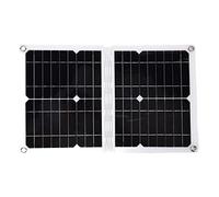 MasYosh Kit Pannello Solare da 20 W, Caricabatterie Solare Pieghevole PET EVA PTP con Tasso di Conversione Elevato per Auto RV ATV DC 18 V, con Struttura Ad Alveare e Protezioni Multiple