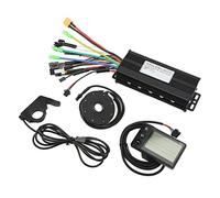 MasYosh Kit regolatore per bicicletta elettrica, controller a onda sinusoidale a 3 modalità 30 A con pannello di visualizzazione, per scooter di bici elettrica fai da te da 36 V 48 V 750 W 1000 W