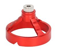 MasYosh Localizzatore di Punzonatura Verticale 3 in 1, Guida per Punta per Trapano per la Lavorazione del Legno, Dispositivo con 6 Boccole per Trapano in Acciaio, per la Lavorazione del (Rossa)