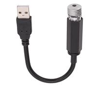 MasYosh Luce Notturna USB STAR, Proiettore Multipla a Testa Rotabile con Angolo Regolabile per Decorazione per la Festa della Camera Letto del Tetto Dell'auto (Rosso)