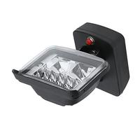 MasYosh Luce Utensile a LED 11 W, Torcia Regolabile Compatta con 3 modalità per Batteria Al Litio Serie 20 V, Iniezione Black ABS MAMPATA