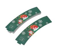 MasYosh Manicotti per Tazze Usa e Getta per Bevande Calde, 27,5 Cm (Verde)