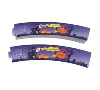 MasYosh Manicotti per Tazze Usa e Getta per Bevande Calde, 27,5 Cm (Viola)