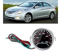 MasYosh Manometro Olio Universale per Auto 52 Mm, Misuratore Digitale Professionale 0-100 PSI Ad Alta Precisione con Luce Bianca, per Veicoli a 12 V