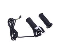 MasYosh Manopola Acceleratore per Bici Elettrica, Acceleratore Universale da 48 V con Display Batteria per Bici Motorizzata per Scooter Elettrico con Manubrio da 2,22 Cm