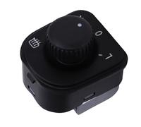 MasYosh Manopola Interruttore di Controllo Specchio, Interruttore di Regolazione Specchietto Retrovisore Lato Conducente Sinistro con Regolazione Precisa, per MK5 MK6 2006-2013 B6 3C