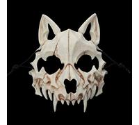 MasYosh Maschera del Dio Drago di Halloween, Design Scheletrico Unisex