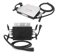 MasYosh Micro Inverter Solare MPPT da 1200 W, Inverter per Collegamento a Rete Impermeabile IP65 CC da 18 V a 50 V CA 120 230, con Comunicazione Wireless 2,4 G, per Solare Domestico